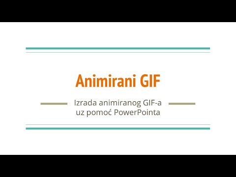 Video: Kako Napraviti Animirani GIF