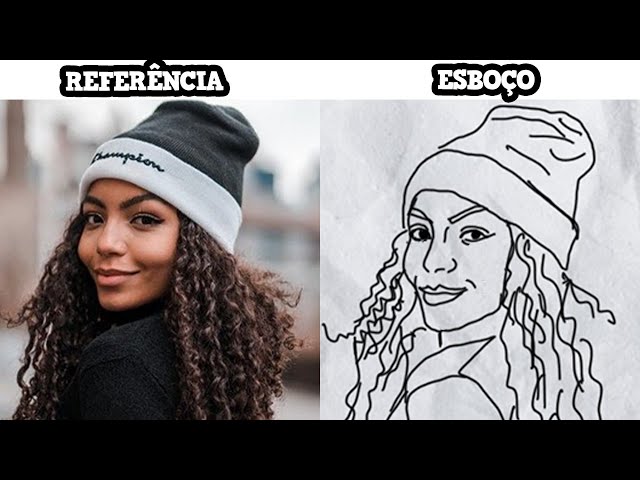 Método de como copiar um desenho - Encontrando as formas 