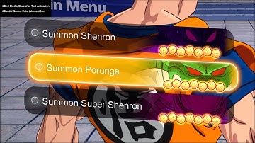 How To Get Porunga Dragon Balls In Dragon Ball Sparking Zero