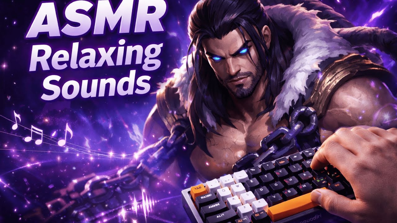 Pure ASMR: LoL Keyboard & Mouse Sounds (Keyboard Cam View)