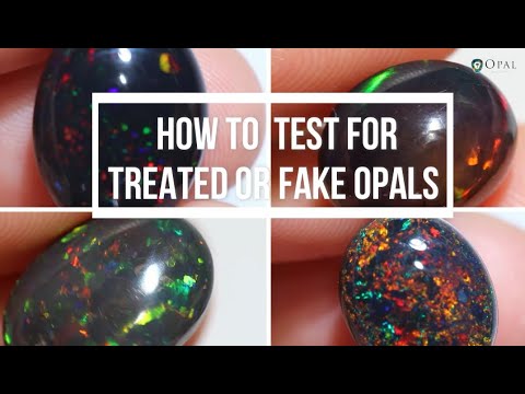 How to test for Treated or Fake Opals! | Opal Auctions