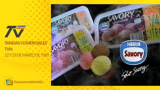 Tandas Comerciales Tvn 22 Y 23 Marzo De 1993