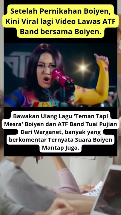 VIRAL LAGI! BOIYEN DAN ATF BAND BAWAKAN LAGU TEMAN TAPI MESRA! #boiyen #menikah #andretaulany #fypシ