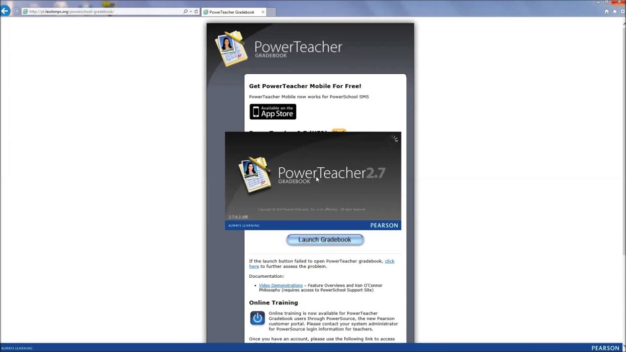 LPS PowerTeacher Tutorial Classroom Login YouTube