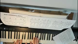 What A Wonderful World - Louis Armstrong - Piano
