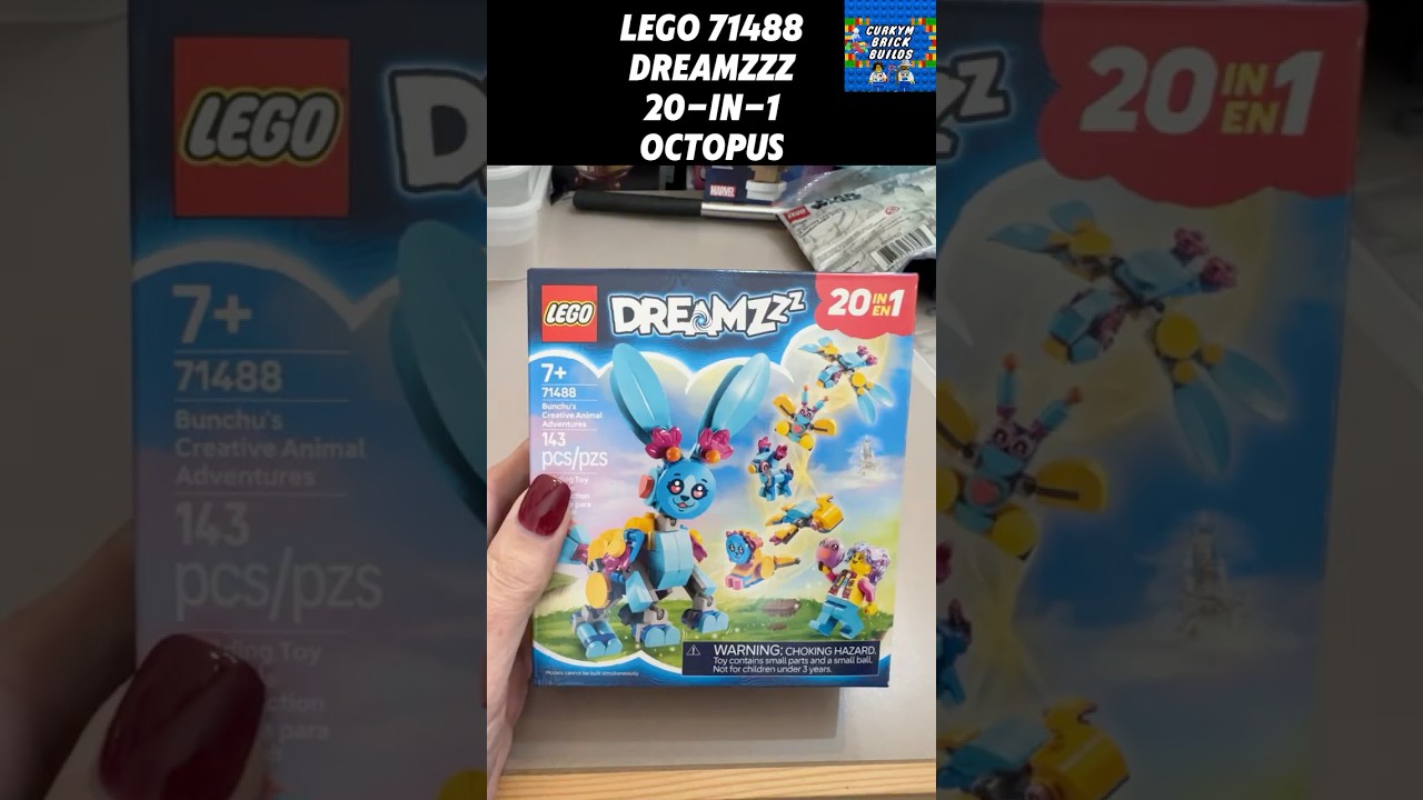 LEGO 71488 DREAMZZZ 20 in 1 Octopus Speed Build #lego