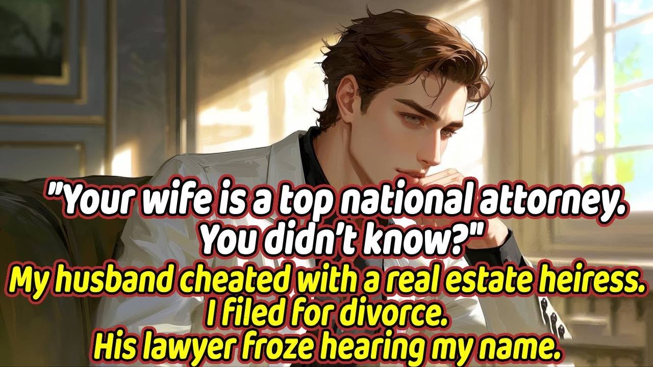 ”Your wife is a top national attorney. You didn’t know?”