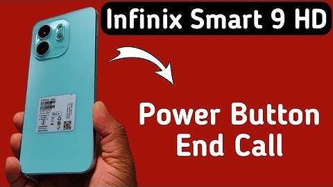 Infinix Smart 9 HD power button se call cut ho jata hai, how to off power button end call in Infinix