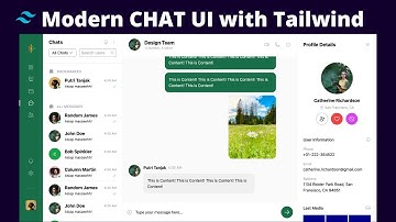 Modern Chat UI with TAILWIND CSS