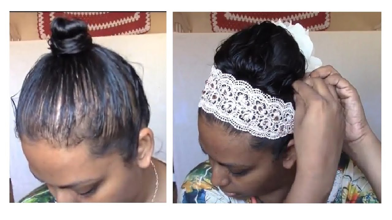 Easiest Thin Hair Updo Tutorial Youtube