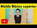 como hacer un molde básico de camisa (Hombre) súper Fácil