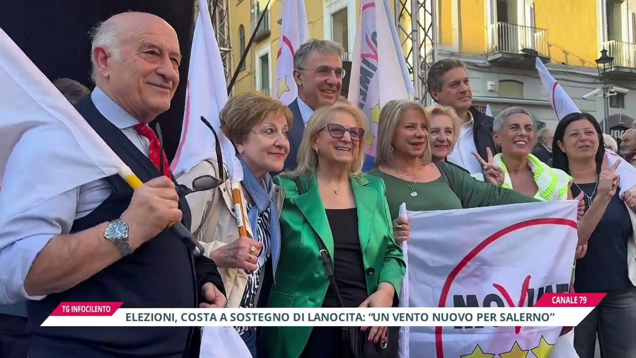 Comunali Salerno, Lanocita chiude la campagna a Portanova: "Vogliamo una città a misura d'uomo"