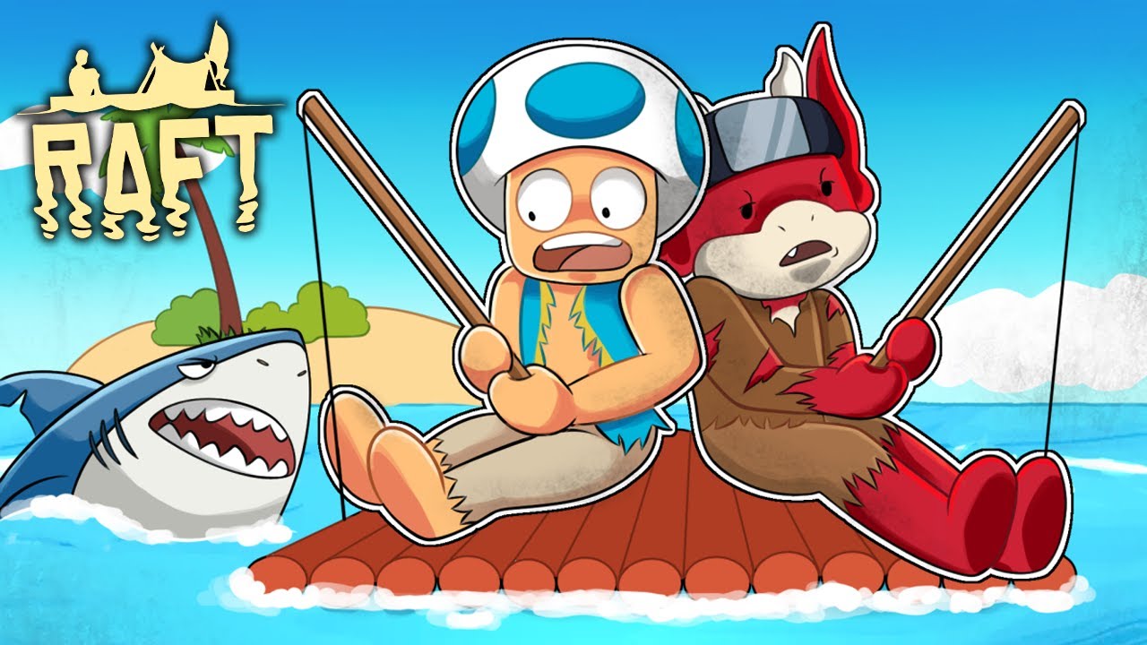 SURVIVRE A DEUX SUR CE RADEAU, MISSION IMPOSSIBLE.. 🎣 (Raft) - YouTube
