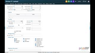 Product Management - PrismERP