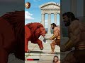 Hércules enfrentando leão #youtubeshorts #viral #subscribe #like