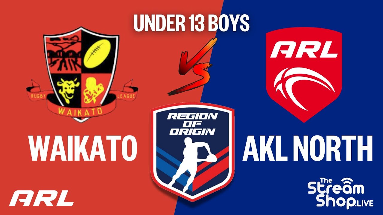 U13 Waikato v Auckland North ARL Boys Region of Origin ARL TV