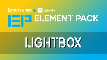 Lightbox | Element Pack | Add-On for Elementor