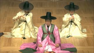 국립국악원 토요정담: 한국갭이어 대표 안시준[2015.03.21.] 03. 평시조 