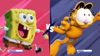 Nickelodeon All-Star Brawl 2 Spongebob Vs Garfield