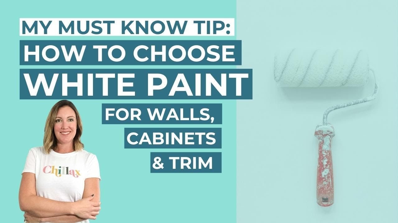 How To Choose The Right White Paint For Your Walls - VITA Daily