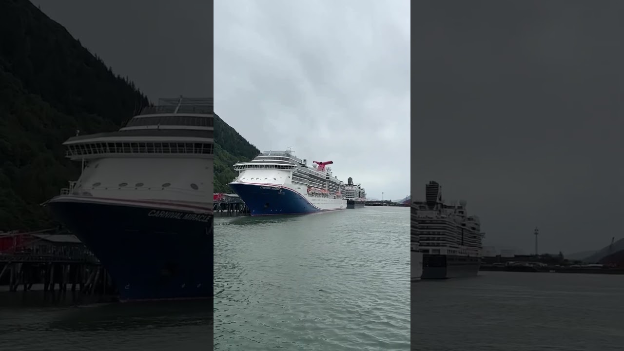 Walking around Cruise Ships Terminal Area, Juneau, Alaska