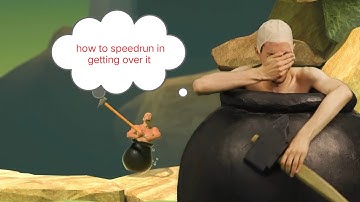 how to speedrun in getting over it for beginners @BLACK-ICE-GAMING