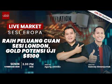 Raih Peluang Cuan Sesi London, Gold Potensi Uji $5100 l Live Market Sesi Eropa