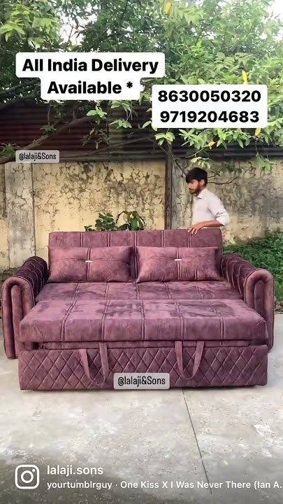 🔥ऐसा 6'x 6' Sofa Cum Bed नही देखा होगा - Amazing space Saver sofa Double Bed 2022 Sofa Bed