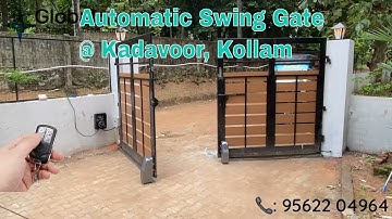 Automatic Swing Gate Motor installed at Kadavoor, Kollam | Wifi Controlled Gate | 📞9562204964