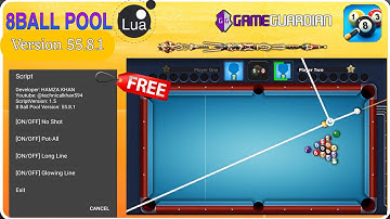 8 Ball Pool 55.8.1  | Lua Game Guardian Script v1.5
