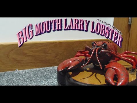 ロブスターの歌って踊るおもちゃ　BIG MOUTH LARRY LOBSTER ロブスターの歌って踊るおもちゃ BIG MOUTH LARRY LOBSTER