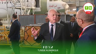 رئيس الجمهورية قيس سعيّد في زيارة غير معلنة لمطار تونس قرطاج