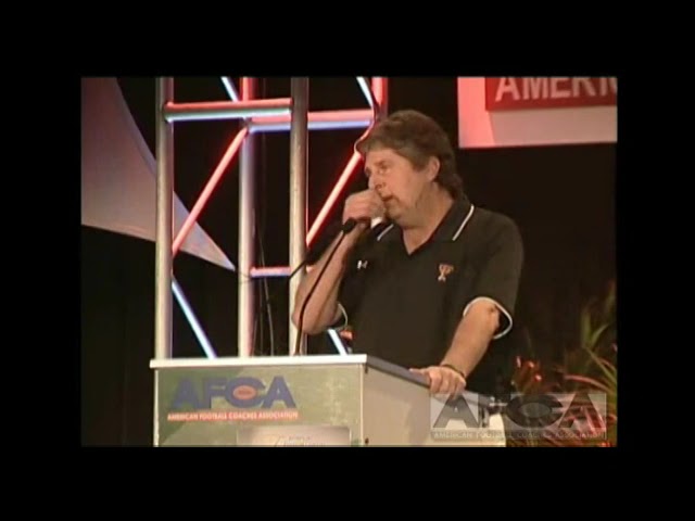 2009 speech from Coach Mike Leach at the AFCA convention.