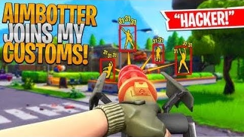 FORTNITE HACKER WITH AIMBOT JOINED MY CUSTOM SCRIMS AND KILLED THE WHOLE LOBBY! (INSANE)