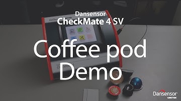Dansensor CheckMate 4 SV Demo - Coffee pods