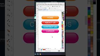 Create Glossy Button using Transparency in Corel Draw #logo #coreldraw #button #graphicdesign