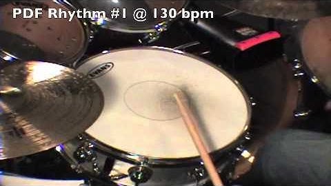 Drum Lesson: Billy Ashbaugh: Single Lead Triplet Accent Workout #1