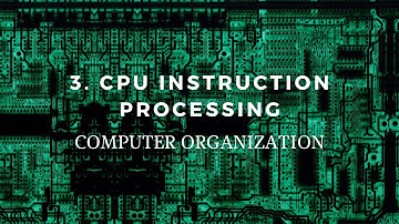 3. CPU Instruction Processing- Fetch-Decode Cycle