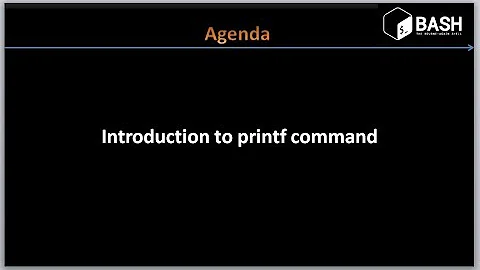 Complete Shell Scripting Tutorials | Introduction to printf command