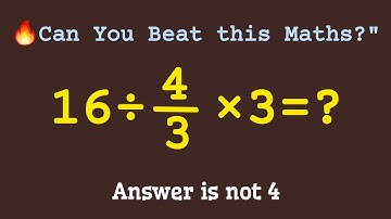 This Simple Math Puzzle Confuses Millions😱#maths 