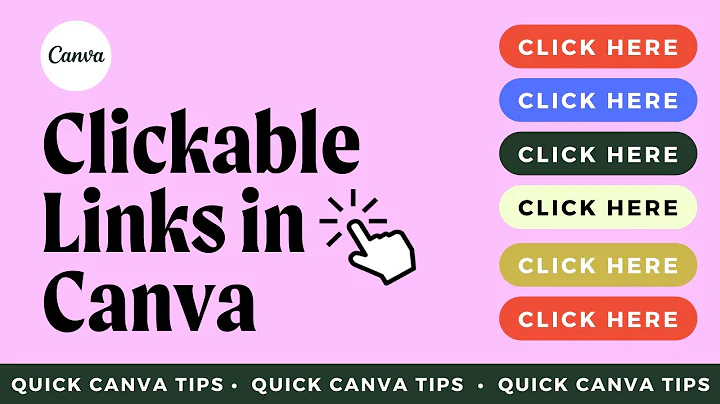Mastering Canva: Add Clickable Links
