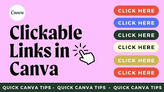 Clickable Links in Canva