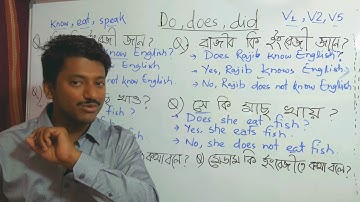 Do does did এভাবে শিখলে আর ভুলবে না কখনো