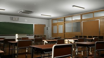 Unreal Engine 4 - Japanese Classroom