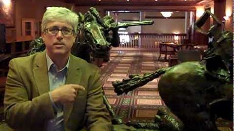 Aartrijk Brand Camp 2010 Peter Explains "The Widowmaker" Sculpture