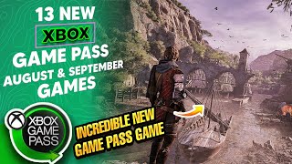 13 NEW XBOX GAME PASS GAMES REVEALED FOR AUGUST & SEPTEMBER
