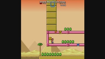 Super Mario Bros. X (SMBX) Custom Level - Daytime Desert 2