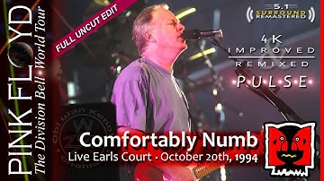 Pink Floyd - Comfortably Numb🔹FULL UNCUT🔹REMIXED &🔈 5.1 REMASTERED🔹Earls Court October 20, 1994🔹ML