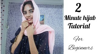 2 minute hijab tutorial|instant/without pin/undercap|#hijabtutorial| screenshot 5