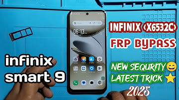 Infinix Smart 9 HD FRP Bypass Android 14| Infinix X6532/X6532C Google Account Unlock | Without Pc